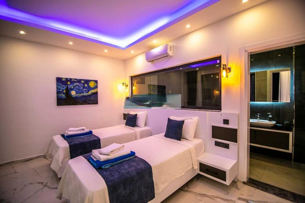 Villa Lycian-Kalkan 3 Bedroom-2 Jakuzzies-Sauna-Turkish Hamam-Huge Private Pool And Lovely Garden Kaş Extérieur photo