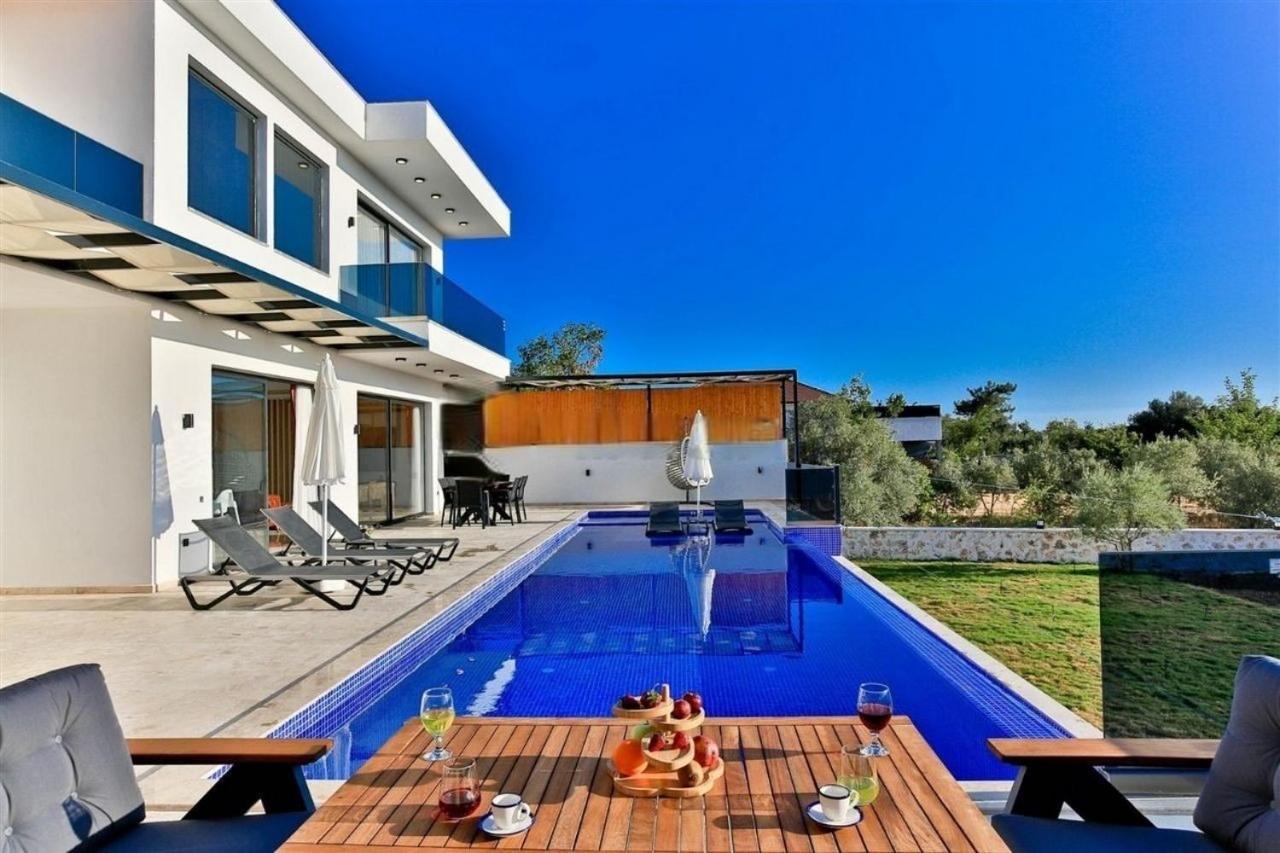 Villa Lycian-Kalkan 3 Bedroom-2 Jakuzzies-Sauna-Turkish Hamam-Huge Private Pool And Lovely Garden Kaş Extérieur photo