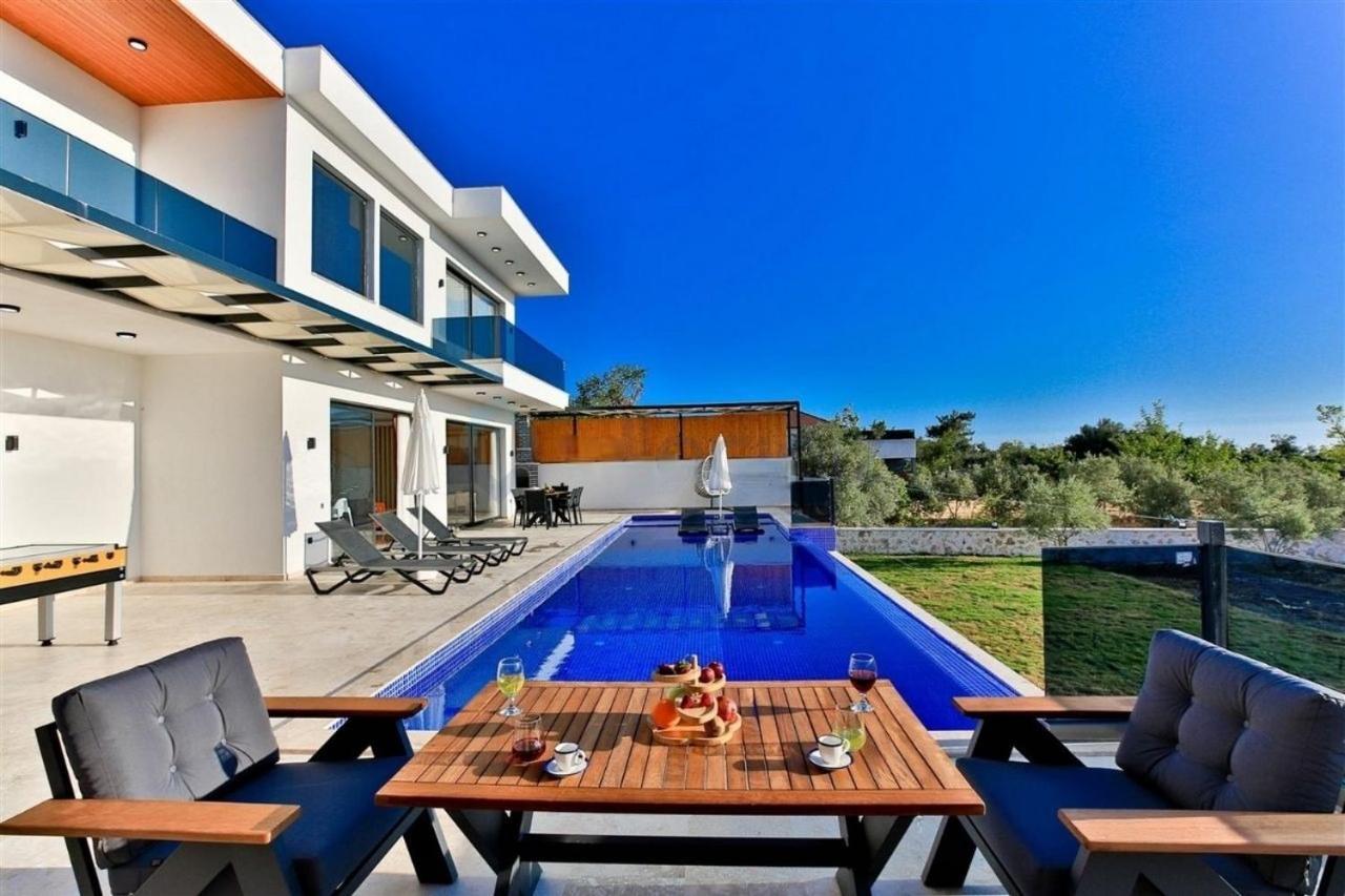 Villa Lycian-Kalkan 3 Bedroom-2 Jakuzzies-Sauna-Turkish Hamam-Huge Private Pool And Lovely Garden Kaş Extérieur photo